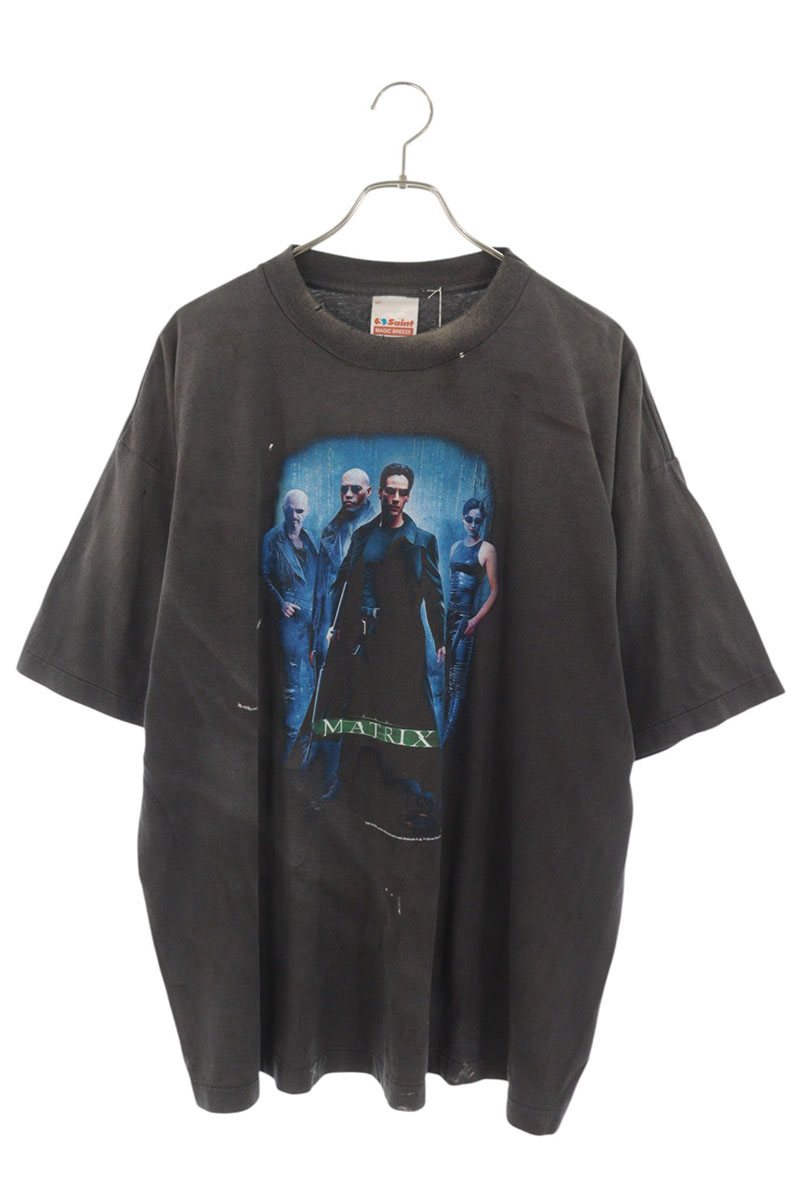 SAINT MICHAEL 25AW The Matrix Vintage Print T-Shirt Size XL
