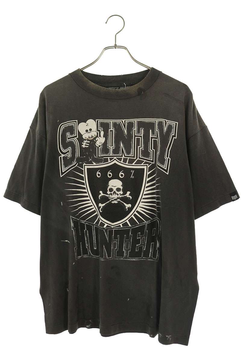 SAINT MICHAEL 26SS x Bounty Hunter T-Shirt Black Size L