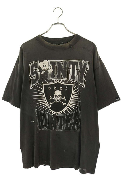 SAINT MICHAEL 26SS x Bounty Hunter T-Shirt Black Size L