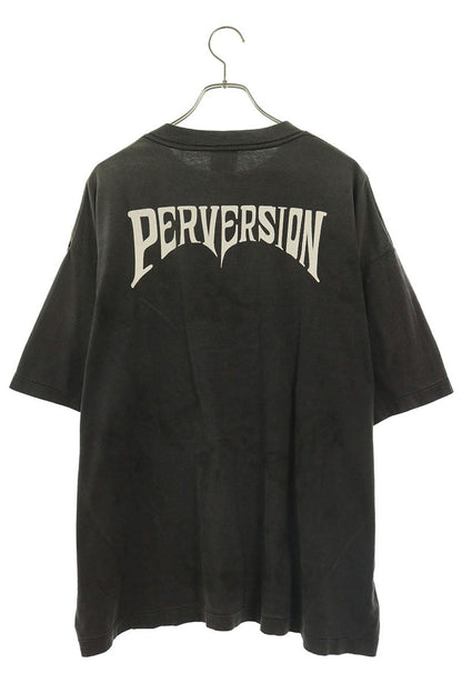 SAINT MICHAEL 25AW Distressed T-Shirt Black Size XL