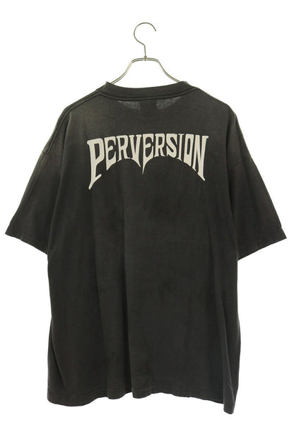 SAINT MICHAEL 25AW Distressed T-Shirt Black Size L