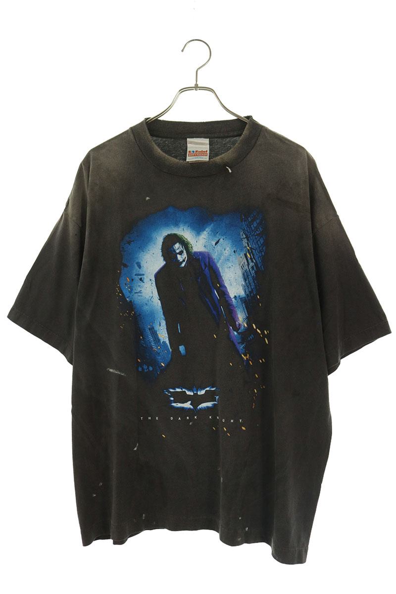 SAINT MICHAEL 25SS Distressed T-Shirt Black Size XL