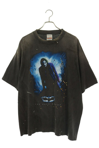 SAINT MICHAEL 25SS Distressed T-Shirt Black Size XL