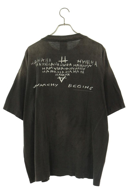 SAINT MICHAEL 25SS Distressed T-Shirt Black Size XL