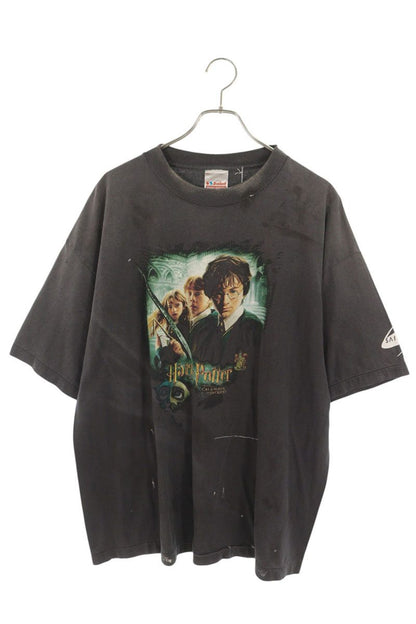 SAINT MICHAEL 25AW Distressed Chamber T-Shirt Black Size XL
