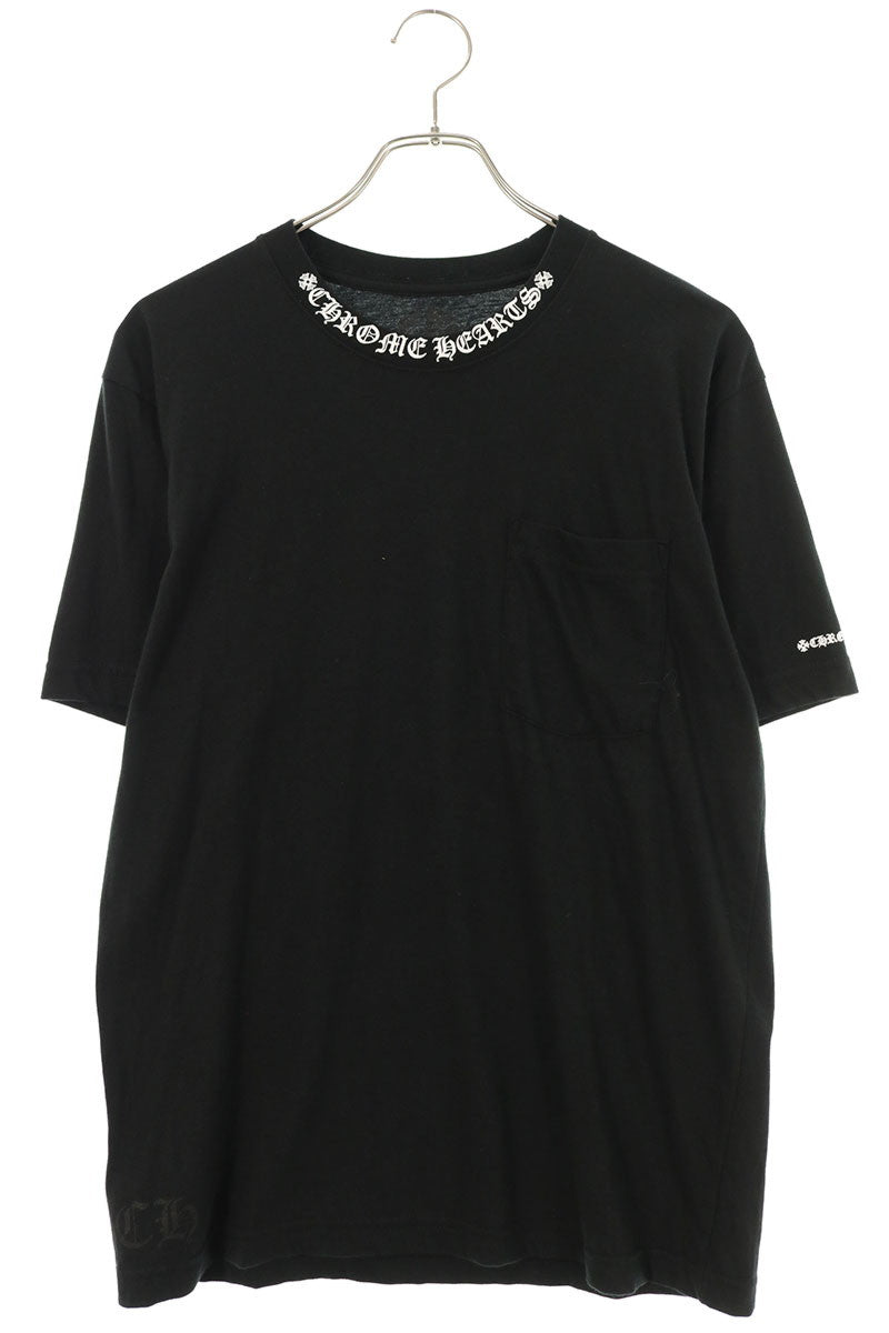 Chrome Hearts Neck Logo Cotton T-Shirt Size M
