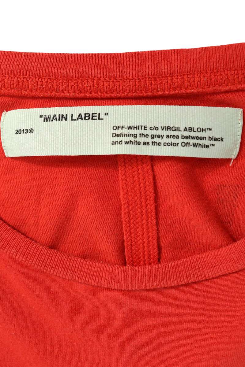 OFF-WHITE 19SS Stencil Back Arrow Print T-Shirt Size M