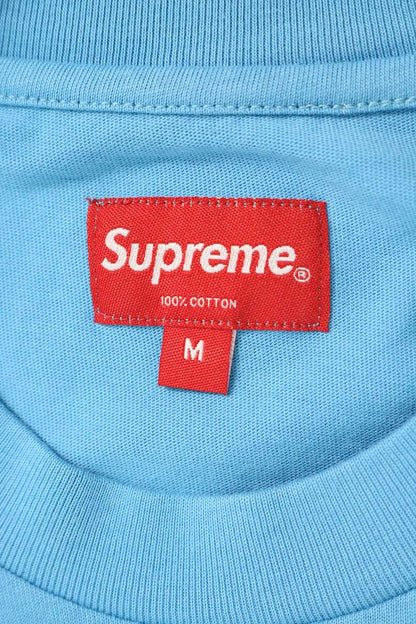 SUPREME High Density Small Box S/S T-Shirt Light Blue Size M