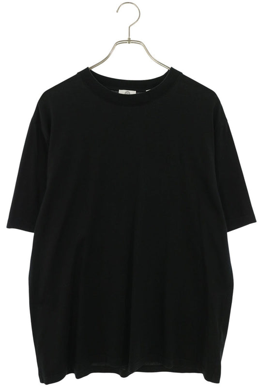 Burberry Front Logo Embroidered T-Shirt Black Size M