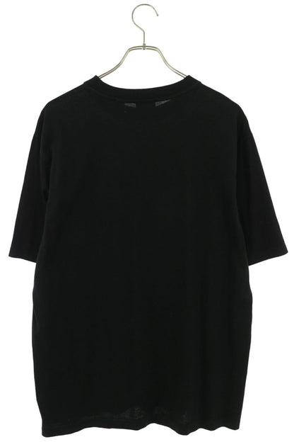 Burberry Front Logo Embroidered T-Shirt Black Size M