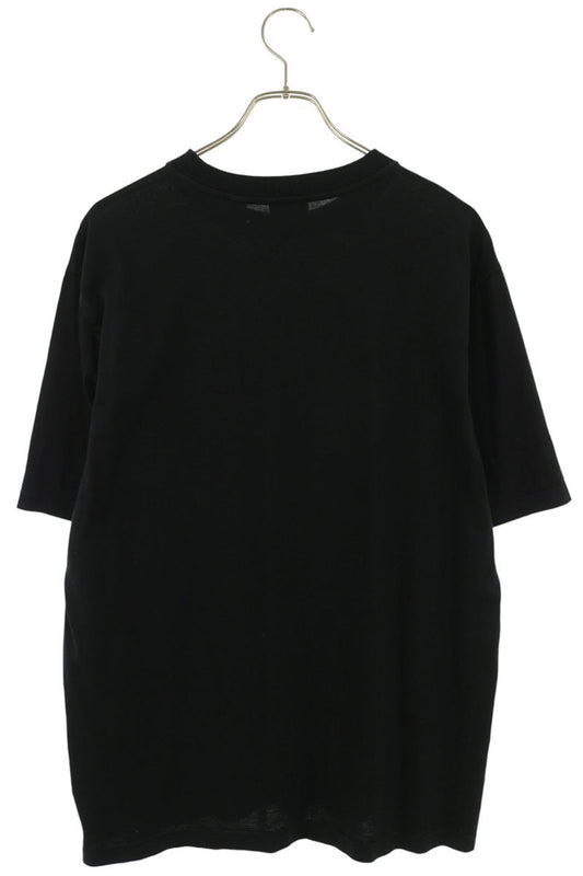 Burberry Front Logo Embroidered T-Shirt Black Size M