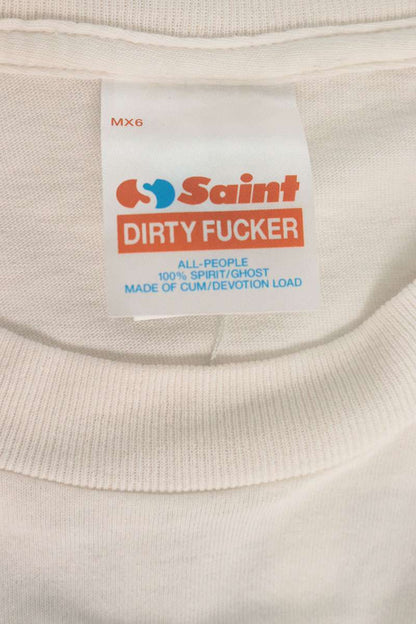 SAINT MICHAEL 25SS Friends T-Shirt White Size L