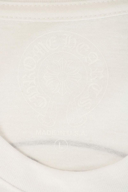 Chrome Hearts Back Horseshoe Print T-Shirt White Size L