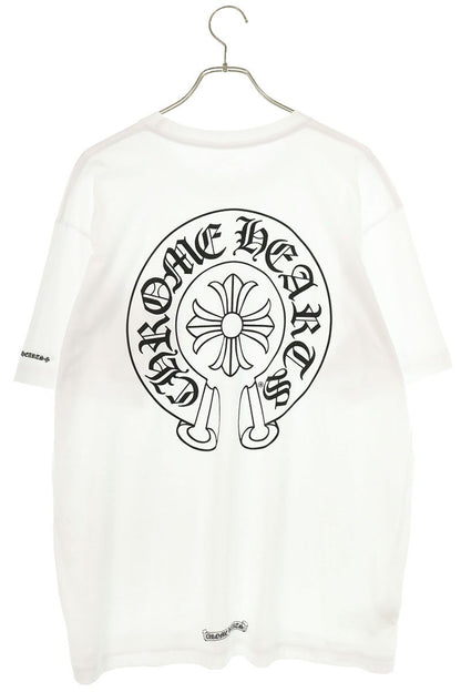 Chrome Hearts Back Horseshoe Print T-Shirt White Size XL