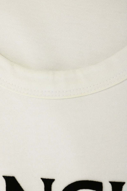 MONCLER 21AW Flocked Logo T-Shirt White Size XL