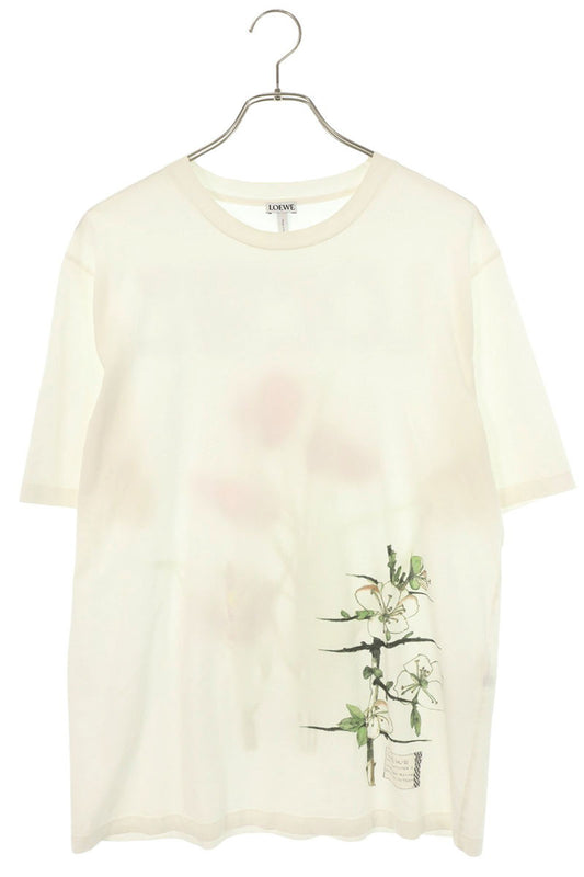 LOEWE Back Print T-Shirt White Size L