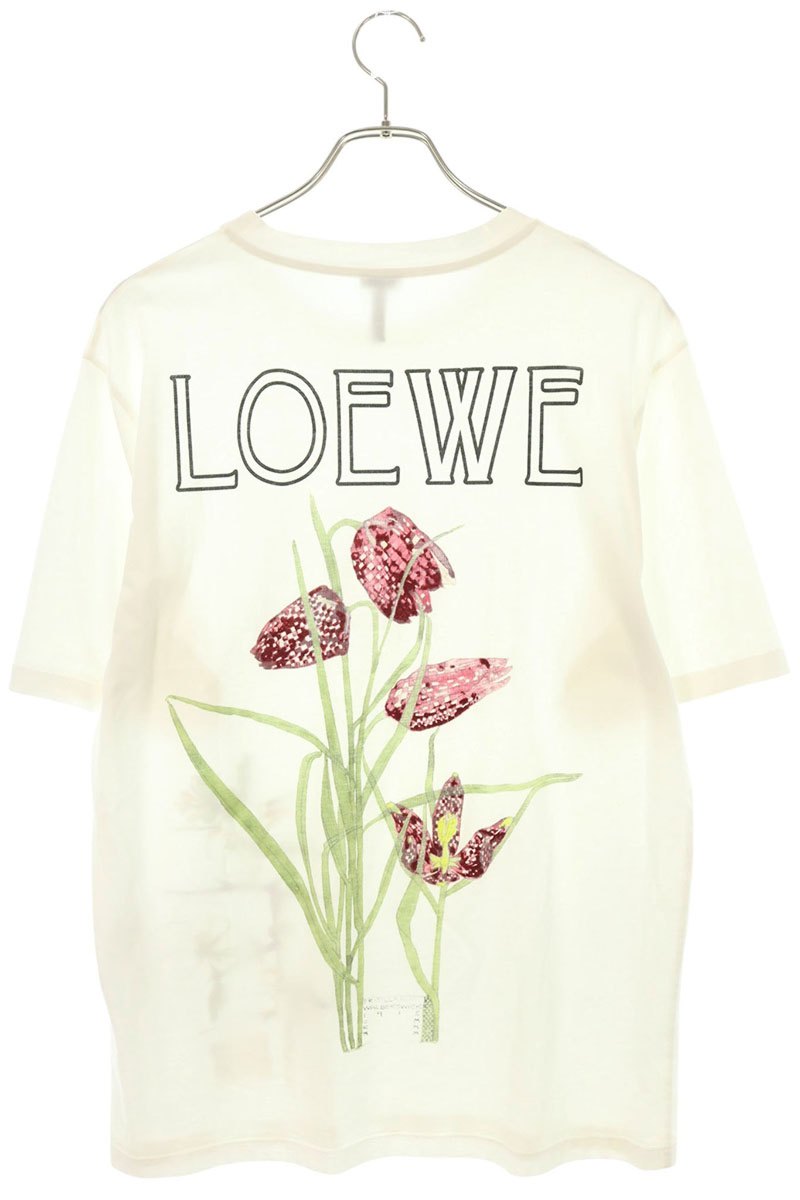 LOEWE Back Print T-Shirt White Size L
