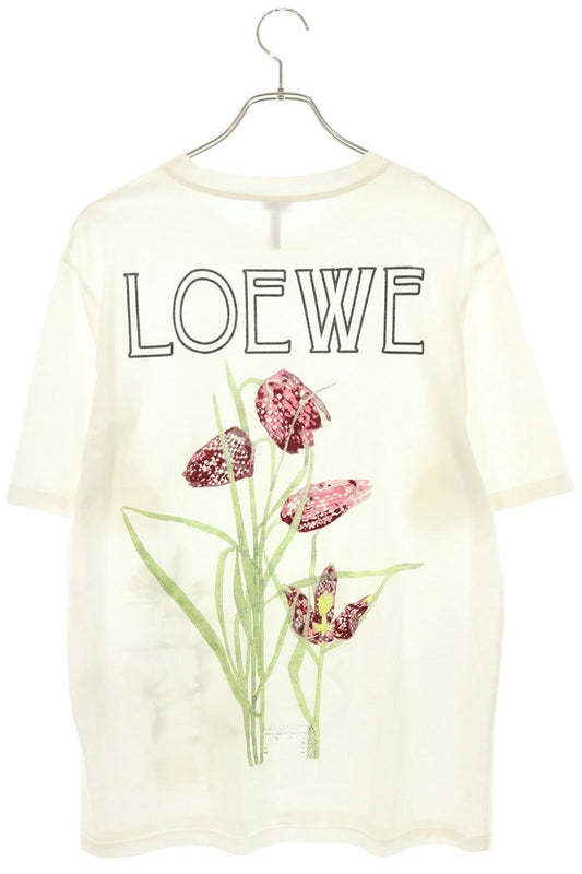 LOEWE Back Print T-Shirt White Size L