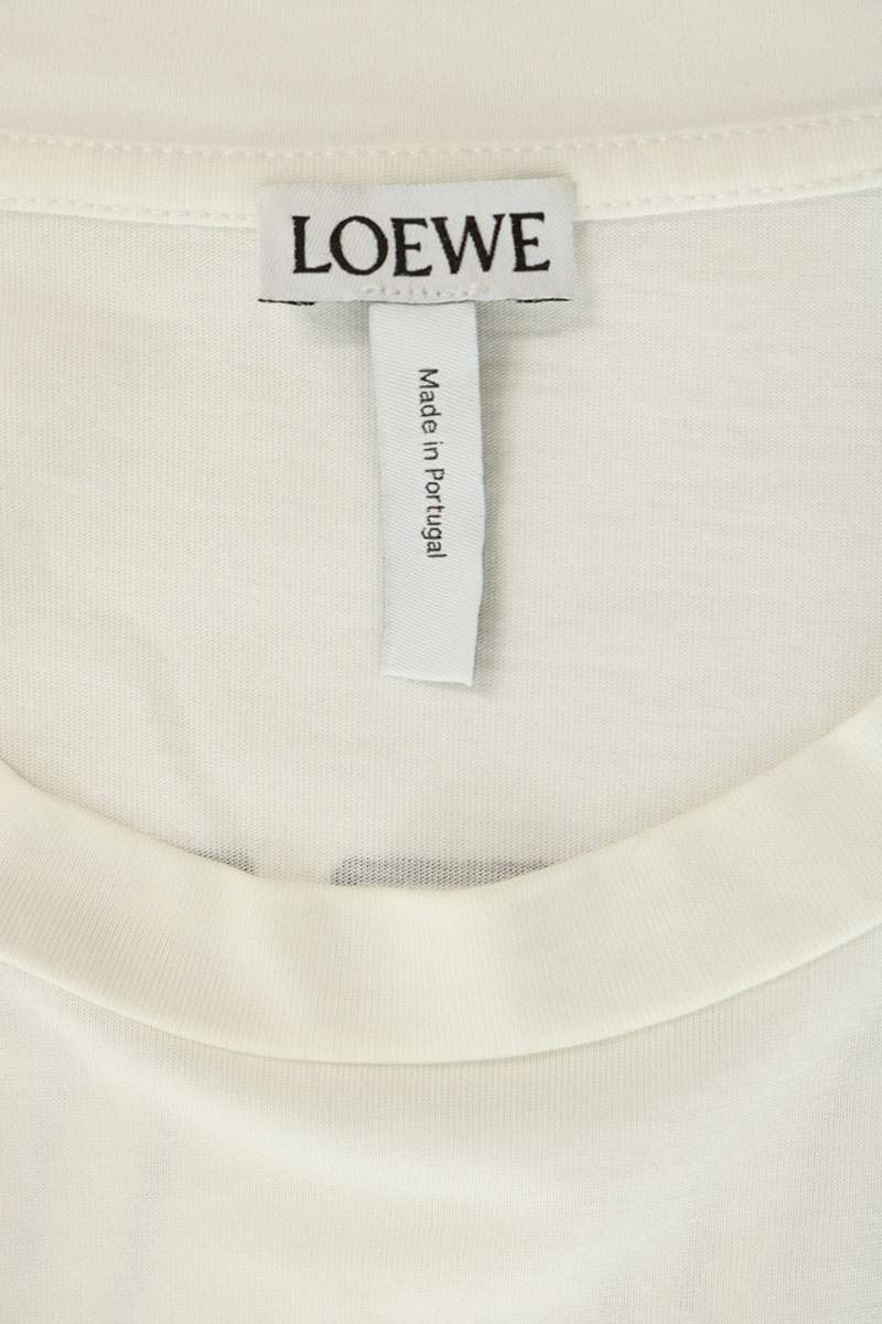 LOEWE Back Print T-Shirt White Size L