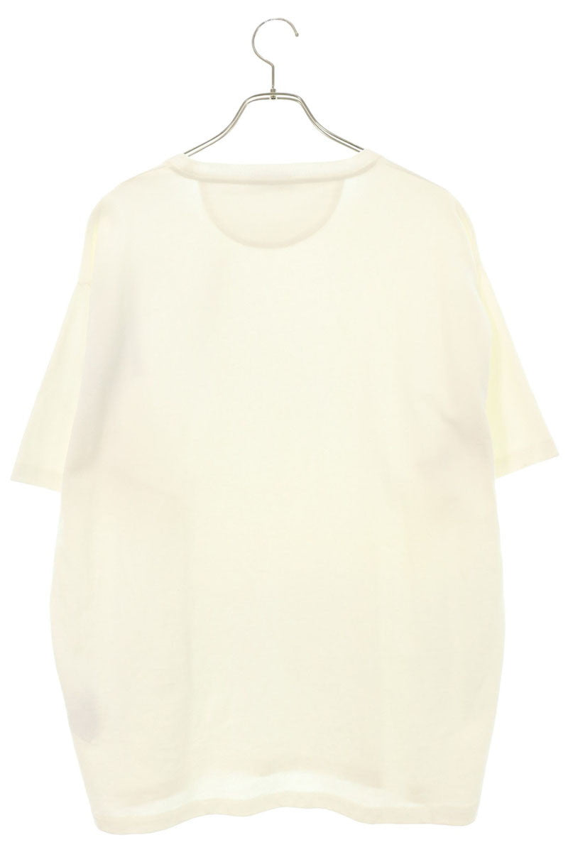 VALENTINO VLTN Logo Heavy Cotton T-Shirt White/Black Size L