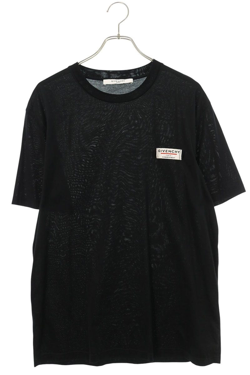 GIVENCHY V Name Logo T-Shirt Black Size L