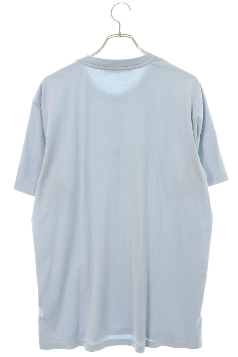 GIVENCHY Vintage Logo T-Shirt Light Blue Size XL