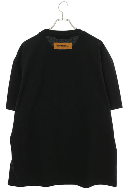 LOUISVUITTON 24SS Embroidered T-Shirt Black Size XXL
