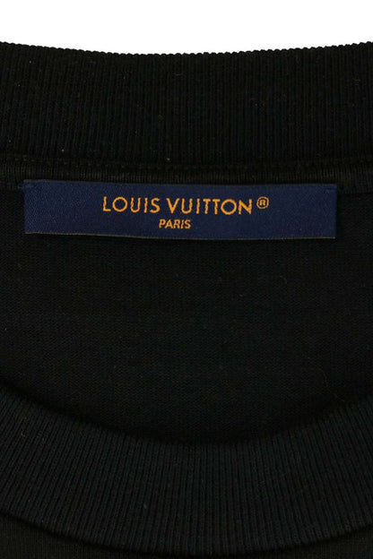 LOUISVUITTON 24SS Embroidered T-Shirt Black Size XXL