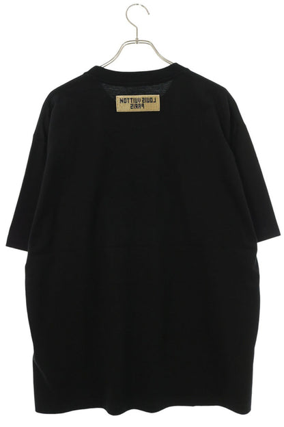 LOUISVUITTON 23AW Beaded Logo T-Shirt Black Size XXL