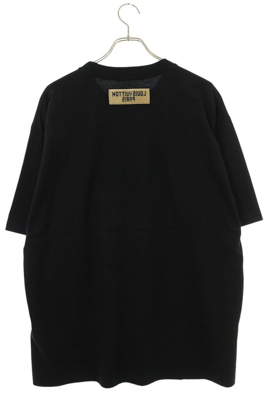 LOUISVUITTON 23AW Beaded Logo T-Shirt Black Size XXL