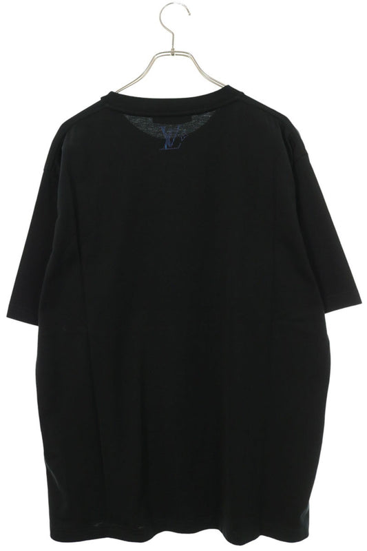 LOUISVUITTON Iridescent LV Birds T-Shirt Black Size XXL