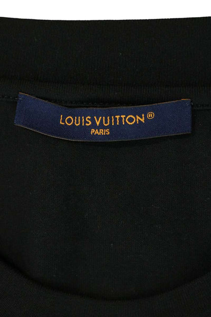 LOUISVUITTON Iridescent LV Birds T-Shirt Black Size XXL