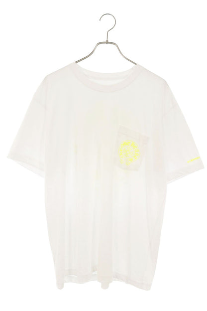 Chrome Hearts White Yellow Back Horseshoe T-Shirt Size XL