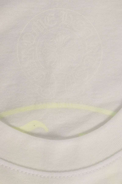 Chrome Hearts White Yellow Back Horseshoe T-Shirt Size XL