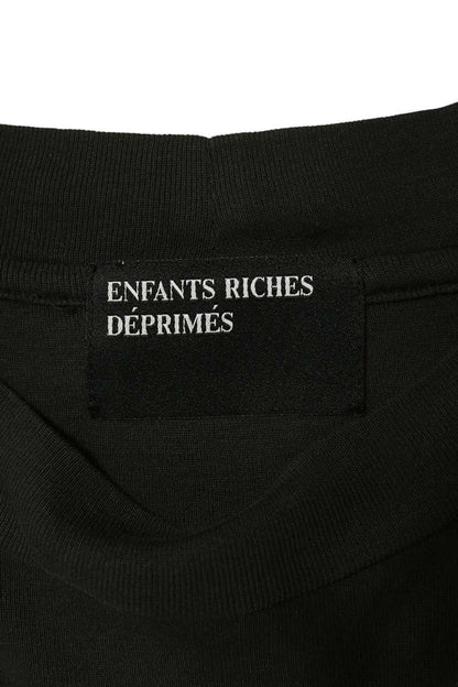 ENFANTS RICHES DEPRIMES Vintage Wash T-Shirt Black Size S