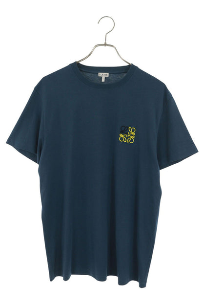 LOEWE Anagram Embroidered T-Shirt Blue Size S