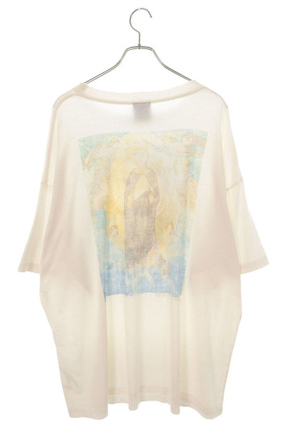 SAINT MICHAEL Maria Print Vintage T-Shirt White Size XL