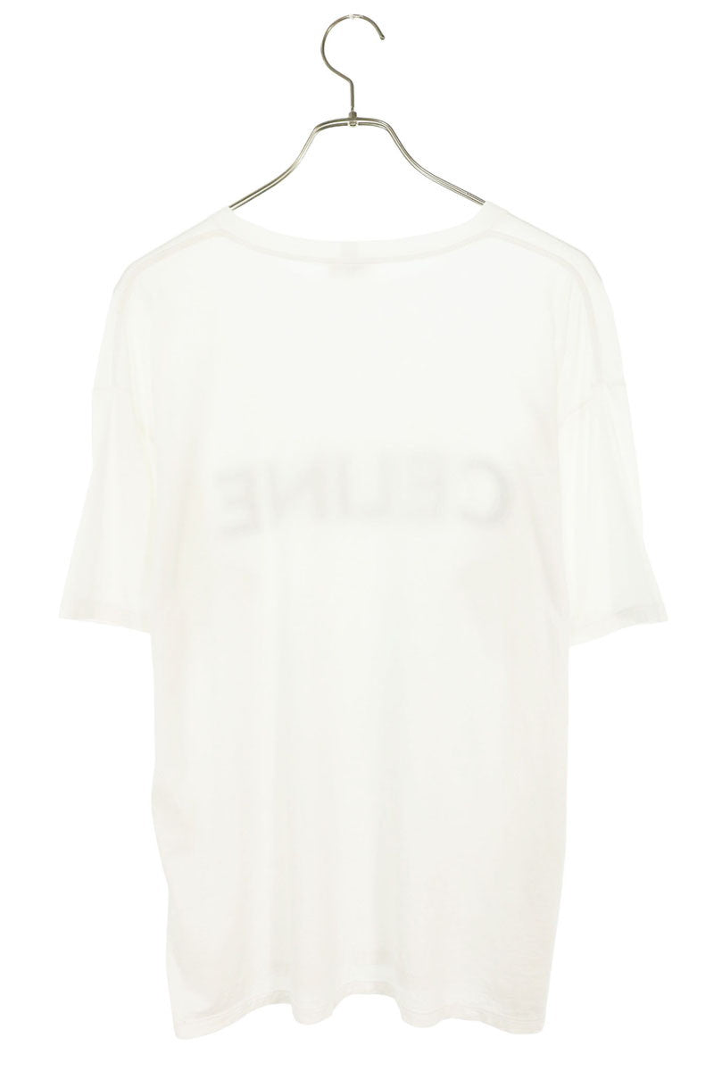 CELINE Cotton Studs Logo Print T-Shirt Size S