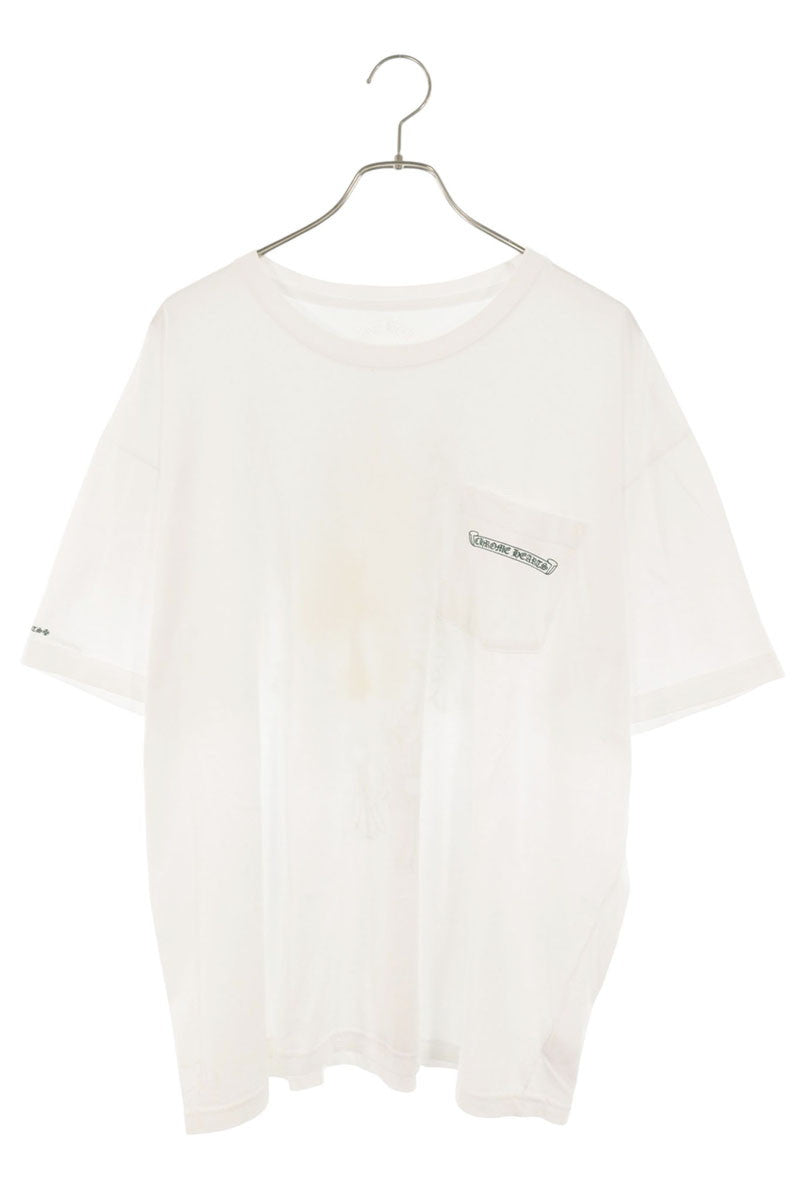 Chrome Hearts Cemetery Gradient T-Shirt White/Green Size XXL