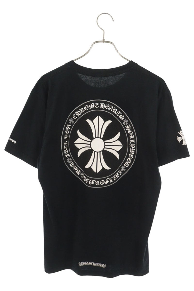 Chrome Hearts CH Plus Print Cotton T-Shirt Black Size M
