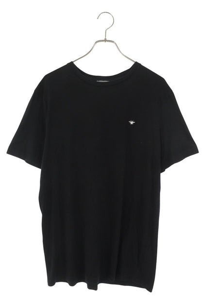 Dior HOMME BEE Embroidery Cotton T-Shirt Black Size XL