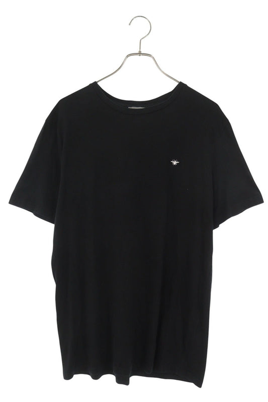 Dior HOMME BEE Embroidery Cotton T-Shirt Black Size XL