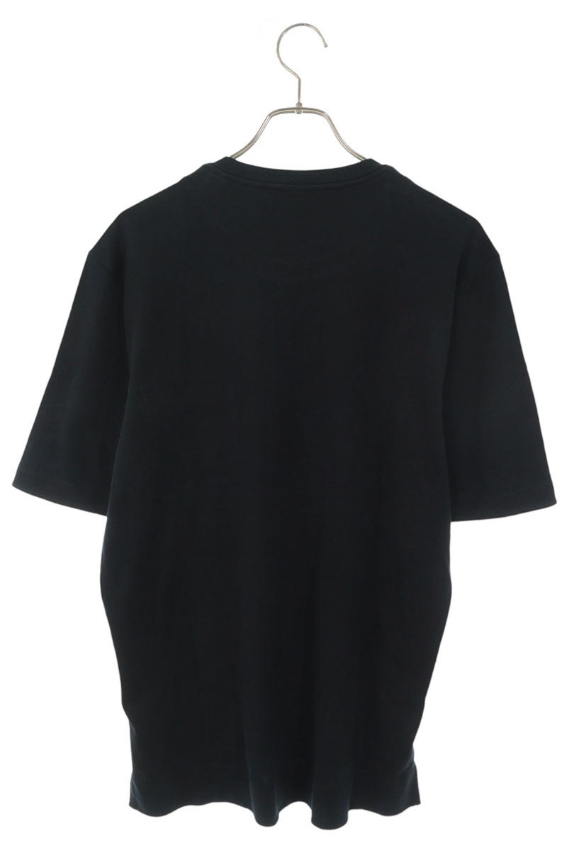 LOUISVUITTON Damier Pattern Cotton T-Shirt Navy Size L