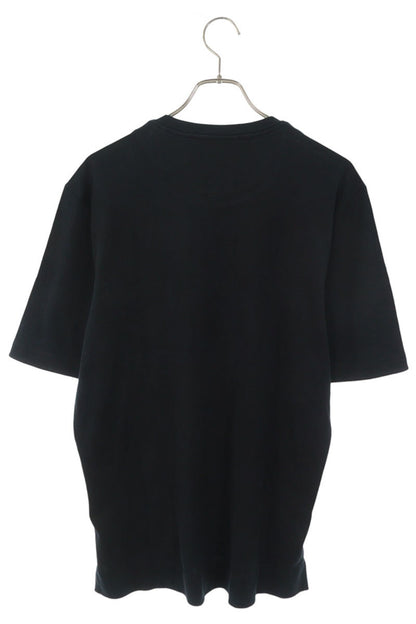 LOUISVUITTON Damier Pattern Cotton T-Shirt Navy Size L