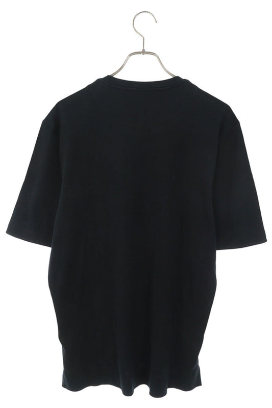 LOUISVUITTON Damier Pattern Cotton T-Shirt Navy Size L