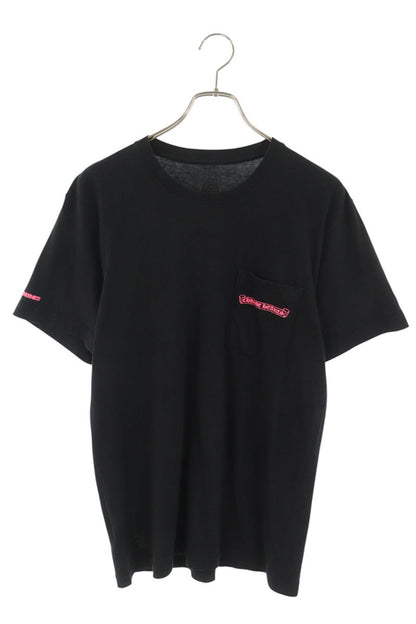 Chrome Hearts Back Logo Print T-Shirt Black/Pink Size M