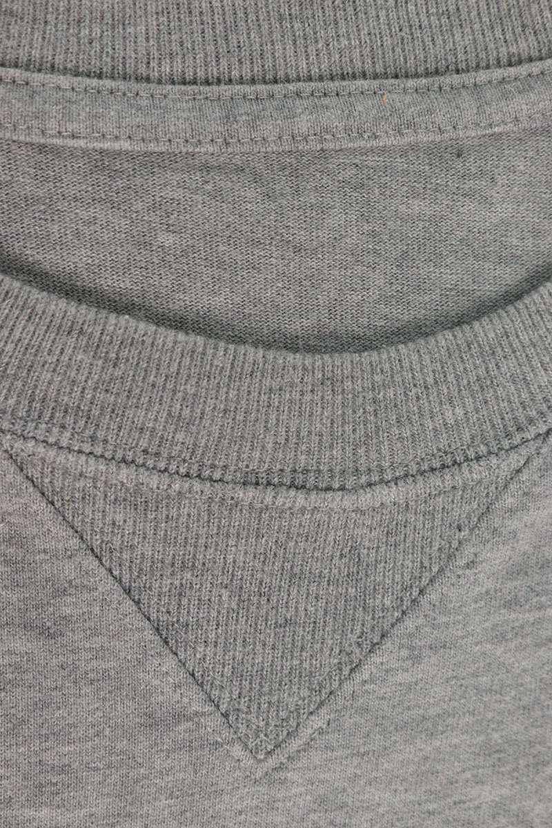 DIOR Logo Embroidered Cotton T-Shirt Gray Size M