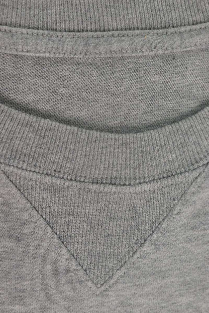 DIOR Logo Embroidered Cotton T-Shirt Gray Size M