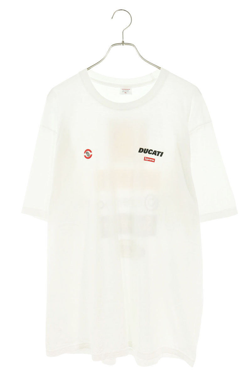 SUPREME 23AW Ducati Logos Print T-Shirt Size XL