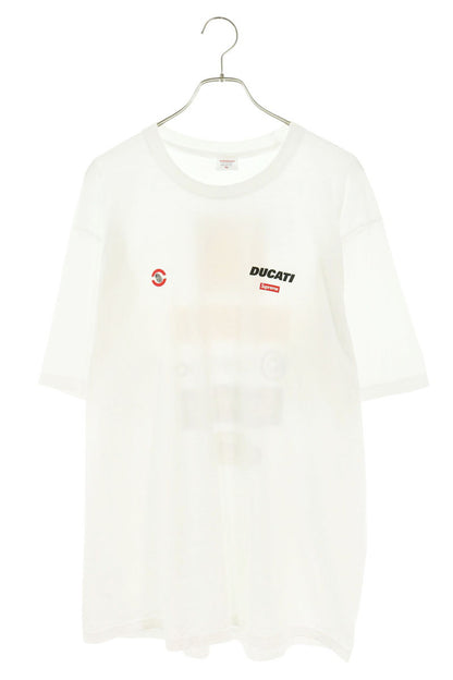 SUPREME 23AW Ducati Logos Print T-Shirt Size XL